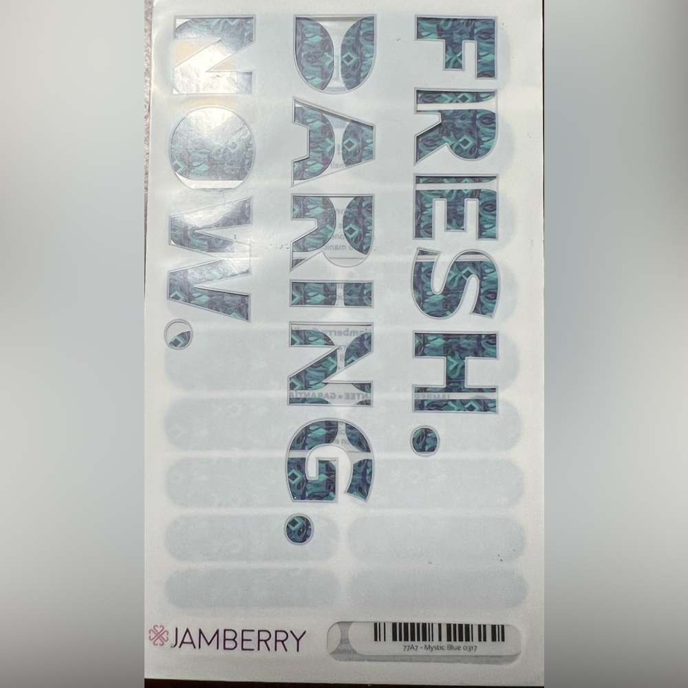 Jamberry Nail Wraps - Mystic Blue